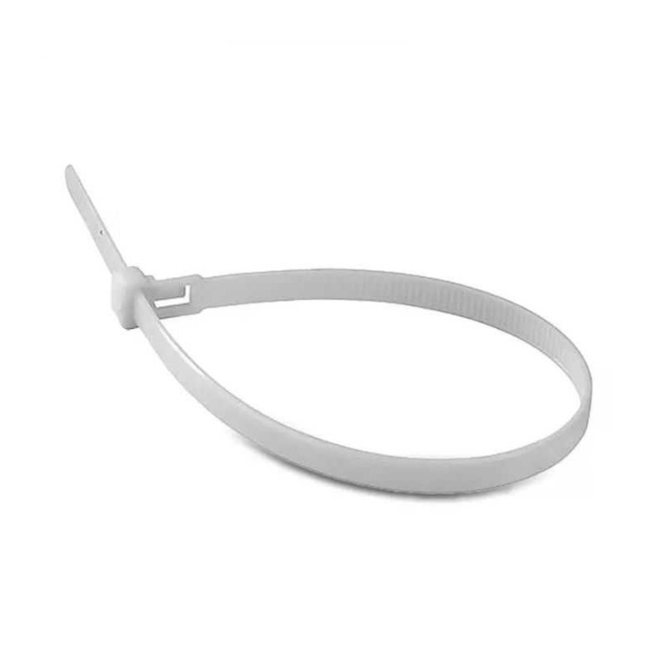 Set fasete prindere 3.5mm 15cm 100buc alb V-TAC SKU-11165