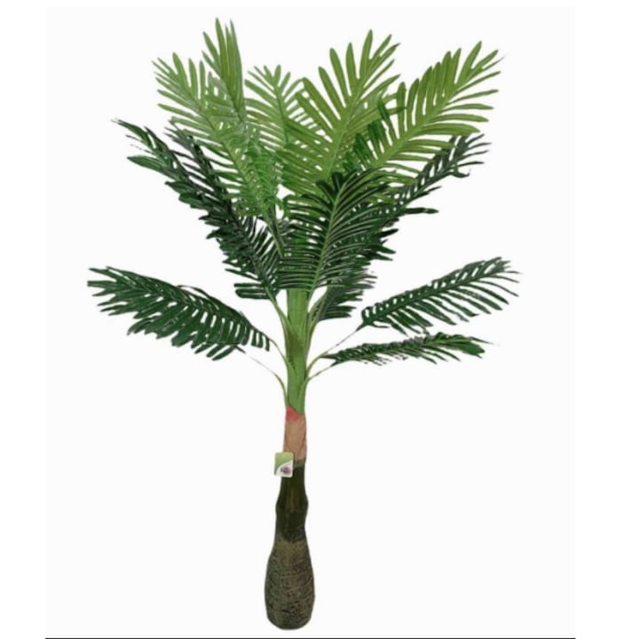 Palmier artificial, inaltime 130cm, vienod, verde