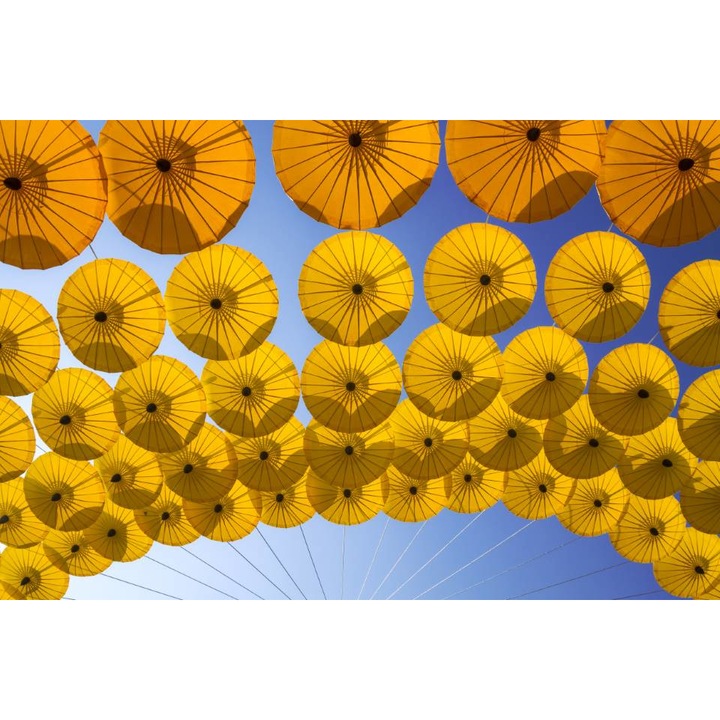 PVC tapéta, Yellow Shadows, 120x180 cm