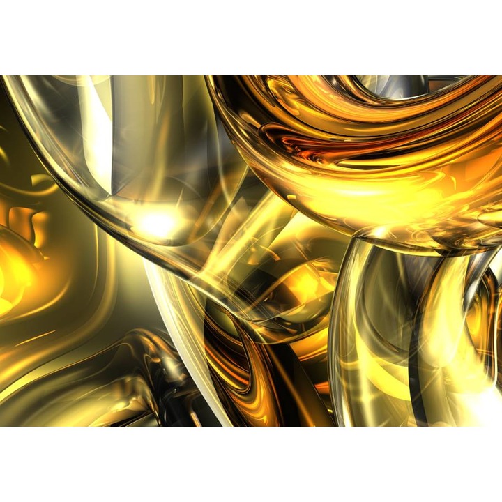 Tablou Canvas, Valuri Abstracte De Sticla - 40 x 30 cm