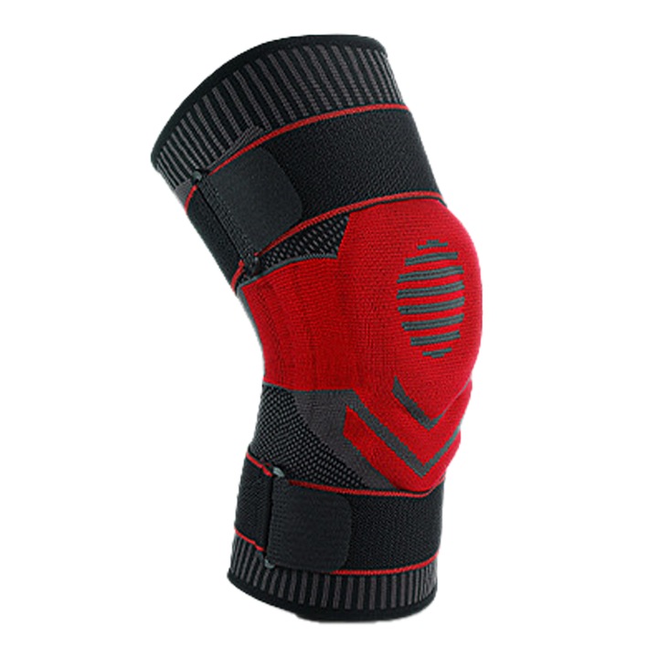 Jormftte térdvédő, patella gél, oldalsó stabilizátorok, férfi, akril