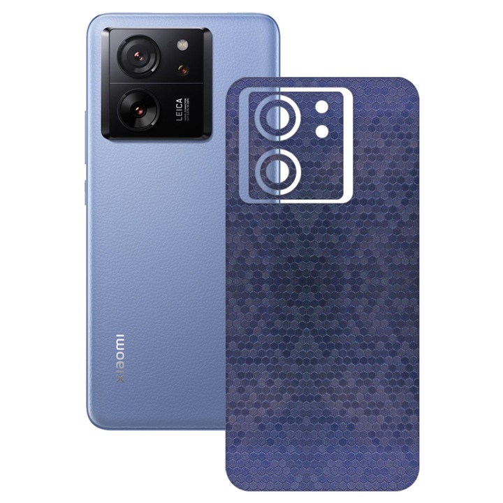 SILKASE bőrfólia, Xiaomi 13T Pro-hoz, bézs, telefon hátvédő