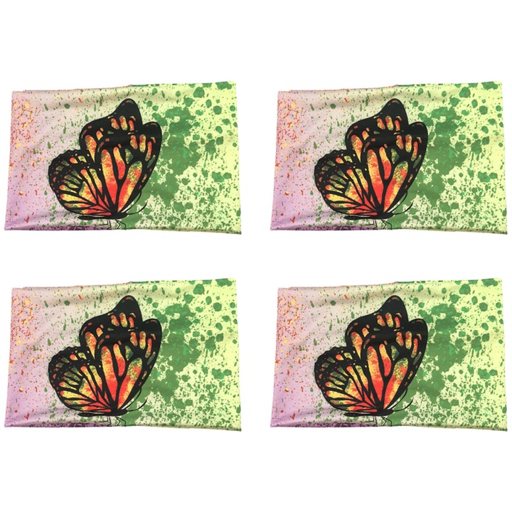 Bandana sport, Boho, elastica, set, multicolor, 15.5x23.5cm
