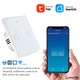 Intrerupator inteligent cu touch, Wi-Fi, fara Nul, Control vocal, Smart Life / Tuya APP, 2 Canale, Alb, easyCTRL®