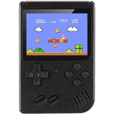 Game Box Console, Micro-USB, мултиплейър, преносима, с 400 игри, ретро ...