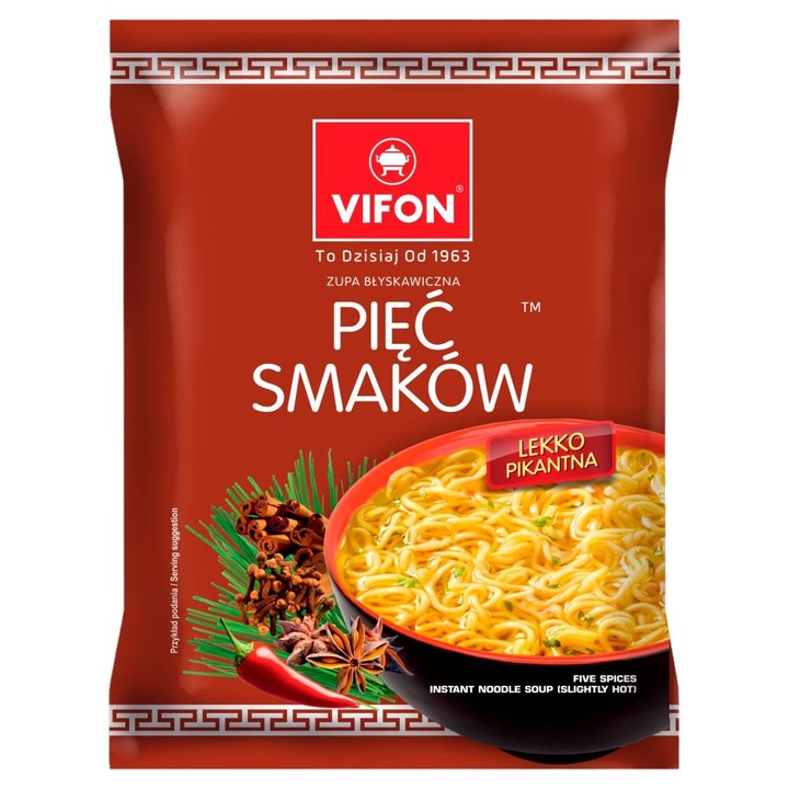 Supa Instant, Vifon, Cinci arome, 70gr