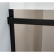 Paravan dus cu usa culisanta, Sticla bronze de 6 mm, Accesorii Feronerie Negru Mat, 140 - 150 x 200 cm