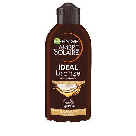 Garnier Ambre Solaire Ideal Bronze масло за тен с кокосово масло, 200 ...