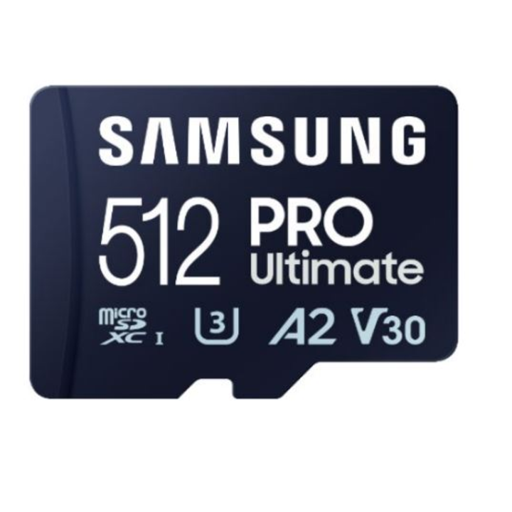 MicroSD карта, Samsung, 512 GB, 200 MB/s, черно/бяло