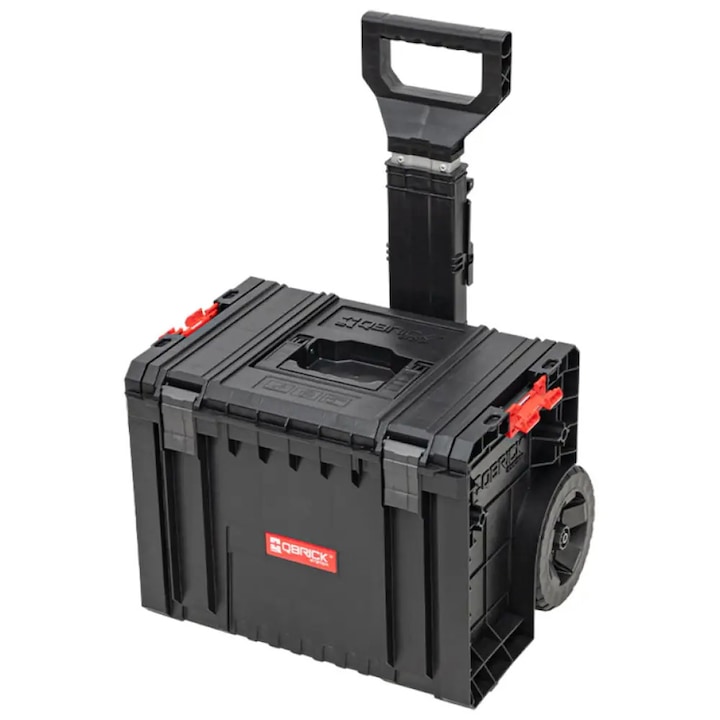 Cutie pentru scule QBRICK, System Pro, Plastic, Negru
