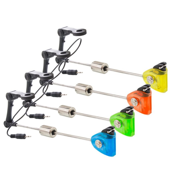 Set 4 swingere cu led 4 culori cu reglaj contragreutate cpxc