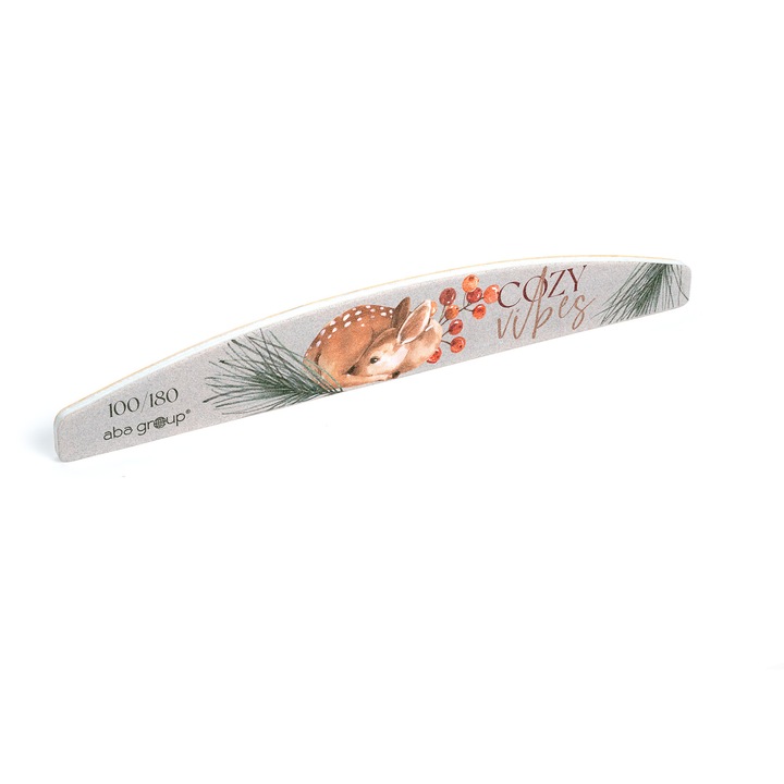 Pila profesionala, Aba Group, granulatie 100/180, babydeer halfmoon