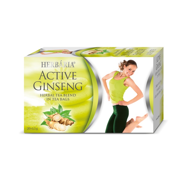Aktív ginseng borítékolt filteres tea 20x1, 5g
