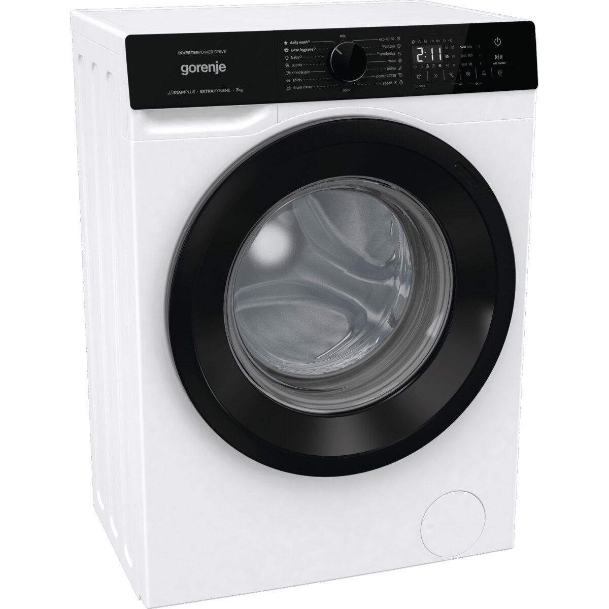 Gorenje WNHA74SASEU Masina de spalat cu incarcare frontala, 7 kg, 1400 rpm, PowerDrive, clasa energetica A, alb