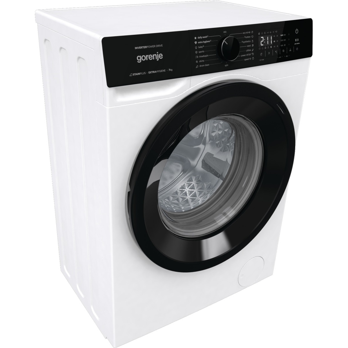 Gorenje WNHA74SASEU Masina de spalat cu incarcare frontala, 7 kg, 1400 rpm, PowerDrive, clasa energetica A, alb