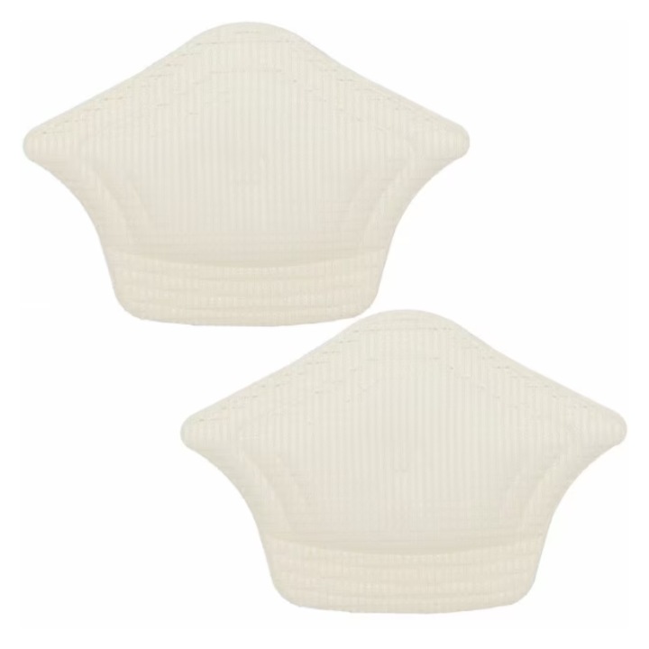 Set 2 bucati protectii calcai pentru adidasi, pantofi, 5mm grosime, marime universala, alb