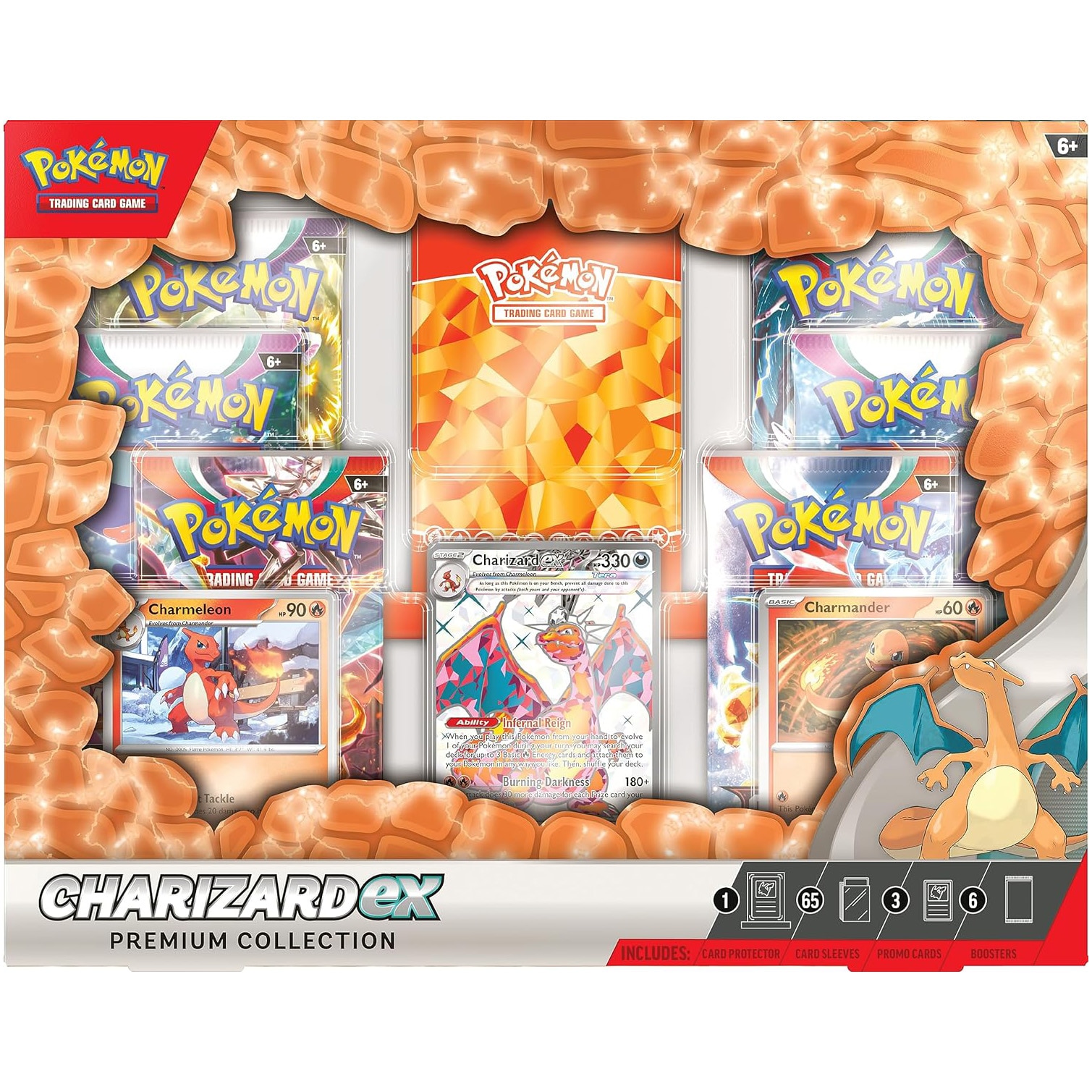 Set cartonase Pokémon TCG: Charizard EX Premium Collection - eMAG.ro