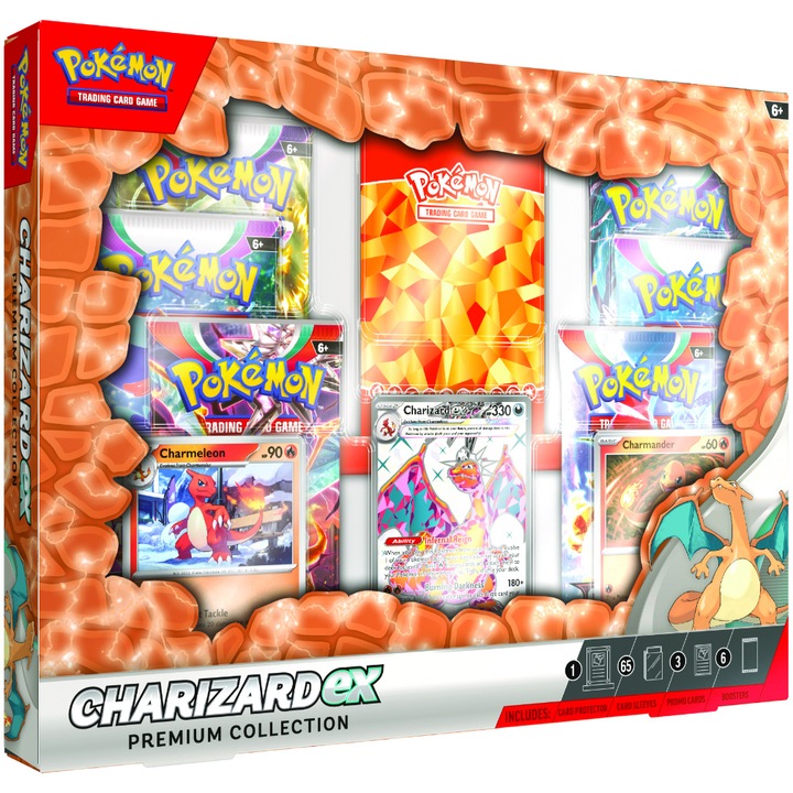 Pokémon TCG: Charizard EX Premium Collection kártya készlet