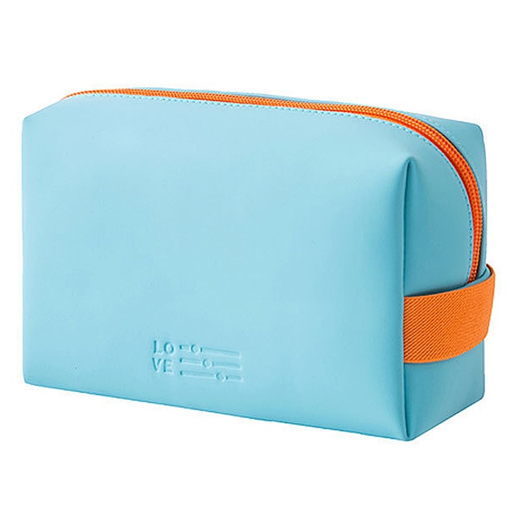 Козметична чанта, QttvbTna, 16,5x7x11,5 см, синя