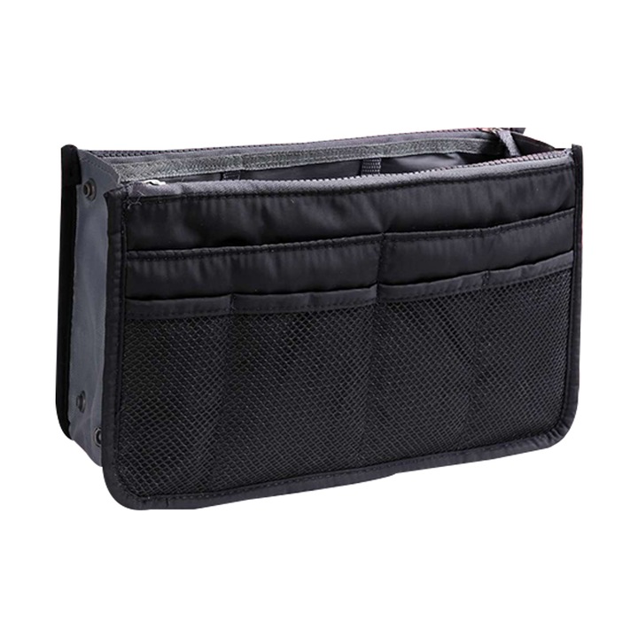 Органайзер за чанти Cozevdnt, найлон, 28,5x18,5 см, черен