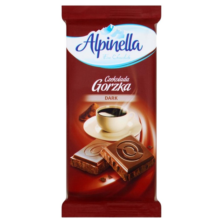 Ciocolata neagra, Alpinella, 90 g