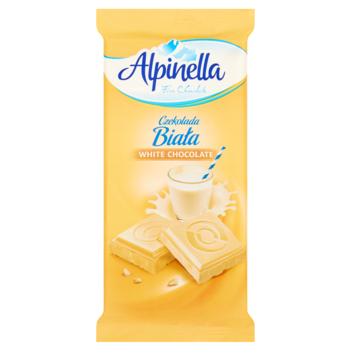 Ciocolata alba, Alpinella, 90 g