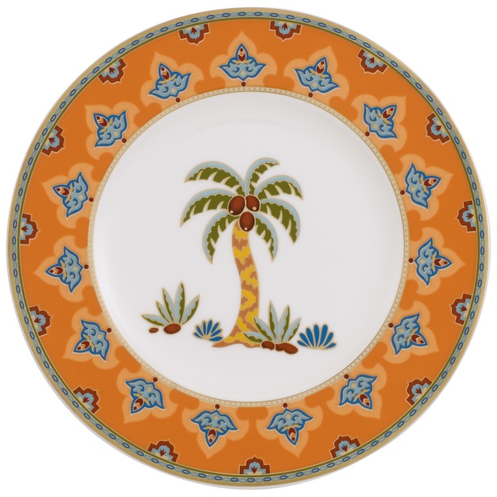 Farfurie pentru desert Samarkand Mandarin, 16 cm, portelan premium bone Villeroy&Boch- 261556