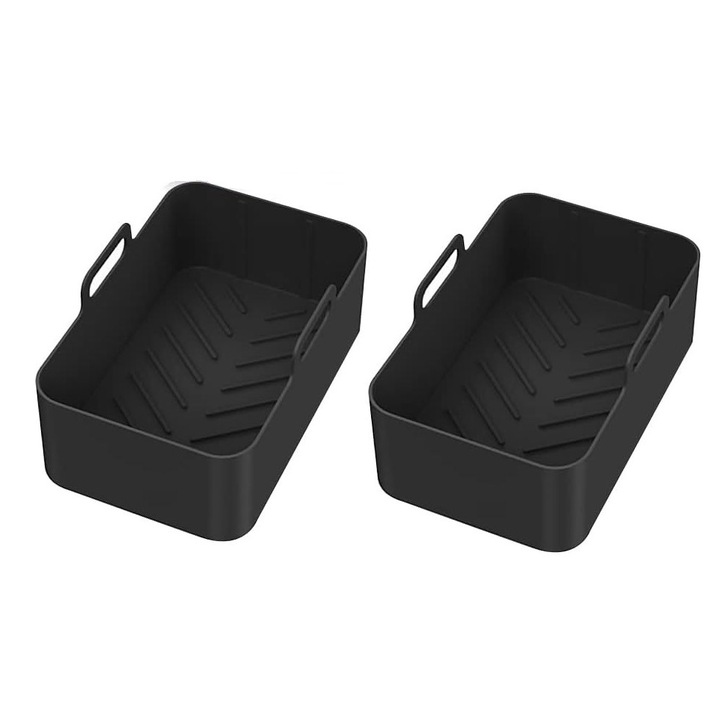 Cosuri de silicon, 2 buc, pentru friteuza, cuptor, microunde