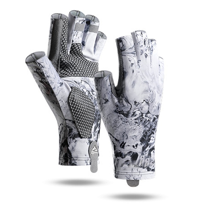 Manusi de pescuit Jormftte XG55 Shadow of the glacier, protectie UV, marimea XL