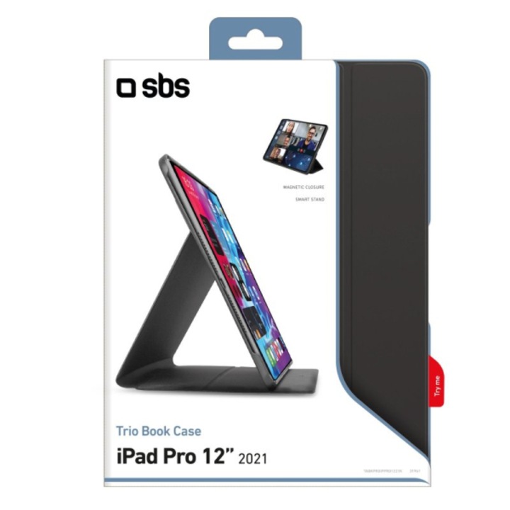 Husa pentru tableta, SBS, Compatibil cu Apple iPad Pro 12 2021, Negru
