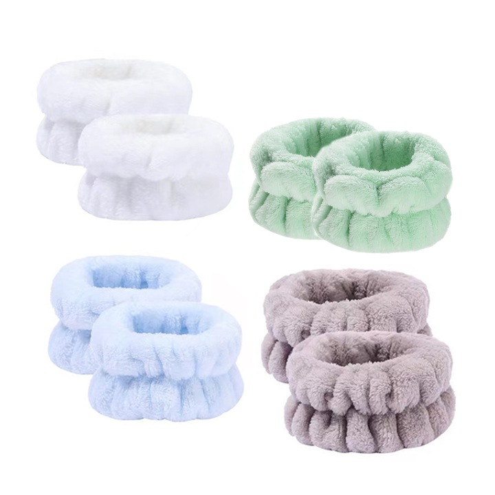 Set 4 perechi de banderole pentru mana, Cozevdnt, Microfibra, Multicolor
