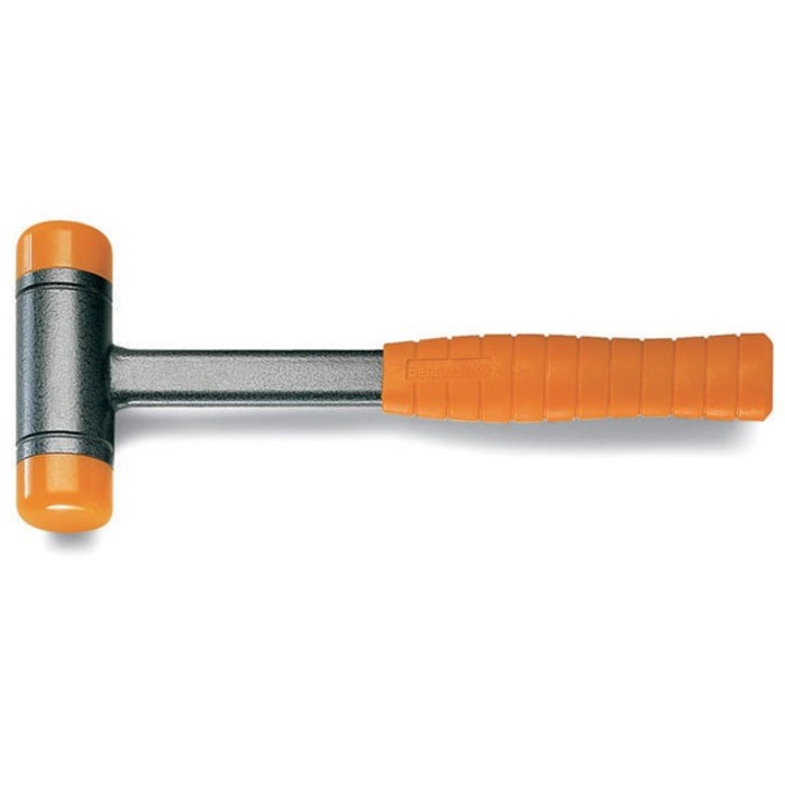 Ciocan fara recul, Beta, Plastic, 6mm, 385x155x60mm, Portocaliu/Negru