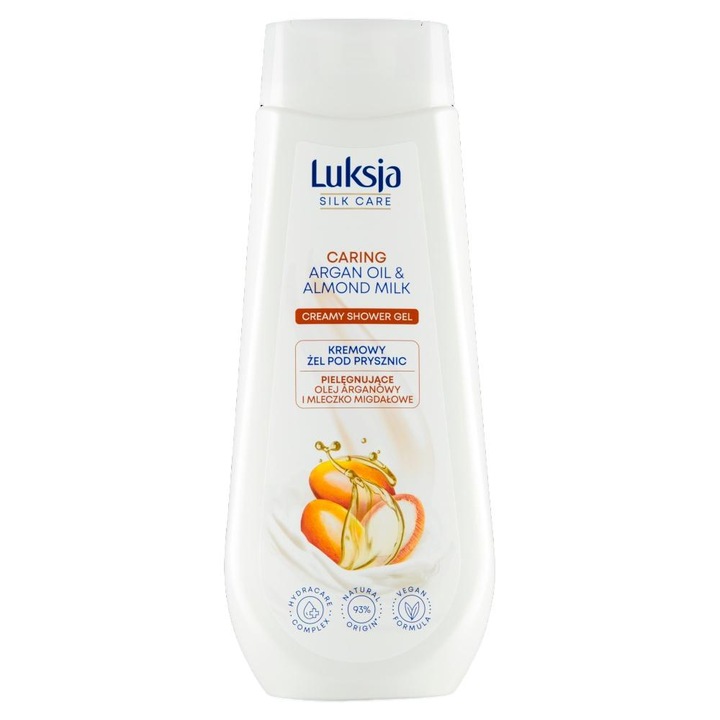 Krémes tusfürdő, Luksja Silk, 500 ml