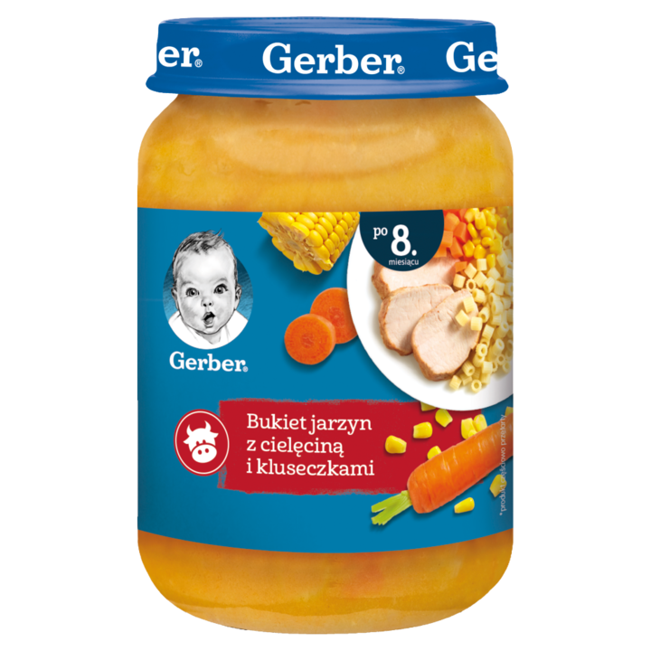 Бебешка зеленчукова крем супа Gerber, Над 8 месеца, 190 г