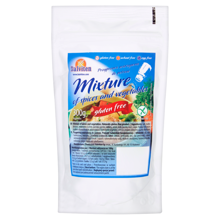 Condiment amestec de legume, Balviten 300 g, fara gluten