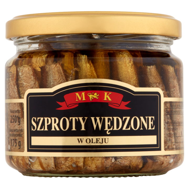 Sprot afumat in ulei, MK, 250 g