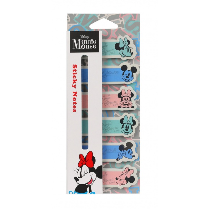Öntapadós címkekészlet notebookokhoz, teraszhoz, Minnie Mouse modellhez, többszínű, 180 db