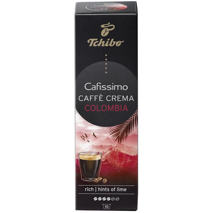 Capsule Tchibo Cafissimo Caffe Crema Colombia, 10 Capsule, 80 g