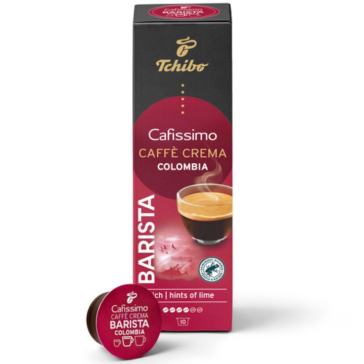 Кафе капсули Tchibo Cafissimo Caffe Crema Colombia Andino, 10 броя, 78 гр