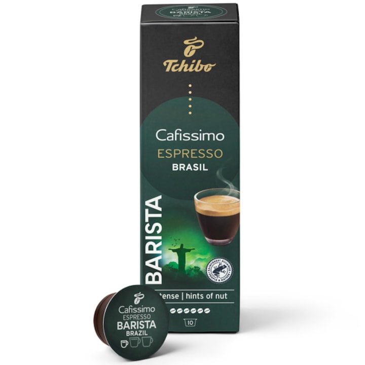 Tchibo Cafissimo Espresso Brasil Beleza kávékapszula, 10 kapszula, 80 g