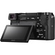 Фотоапарат Mirrorless Sony Alpha α6000, 24.3MP, Черен + Обектив 16 - 50 мм