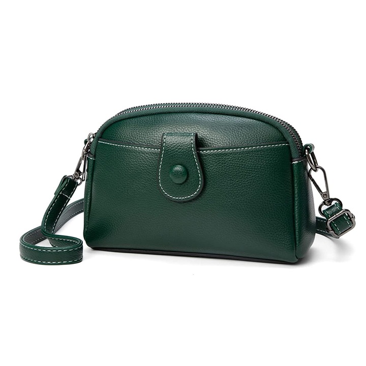 QttvbTna дамска чанта, конвертируема, кожа 20x14x7см