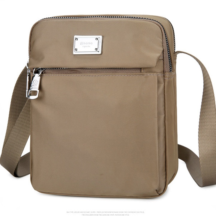Női crossbody táska, vízálló nylon, több zsebes, állítható