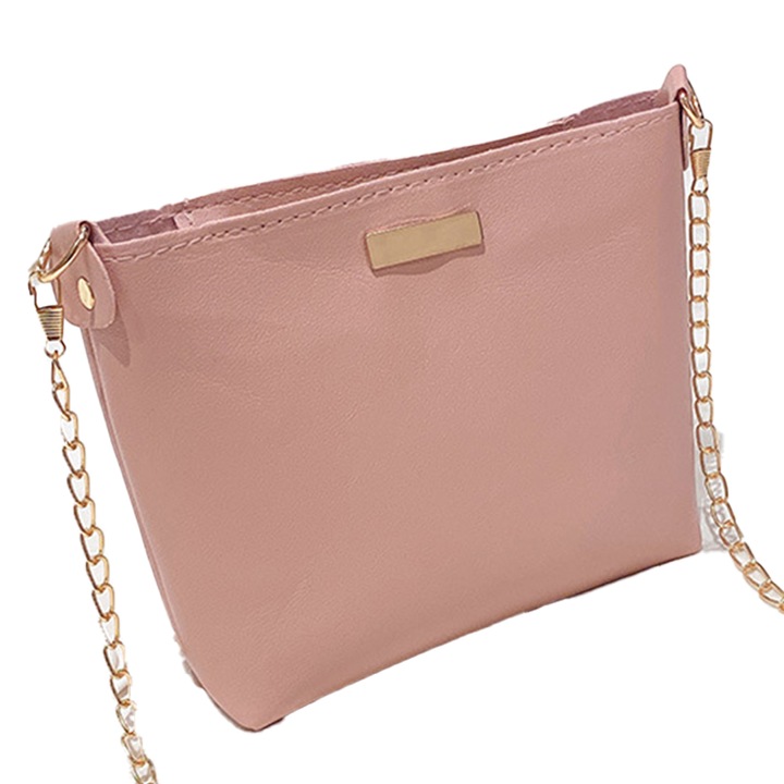 Női táska, texturált, rózsaszín, ideális ajándék