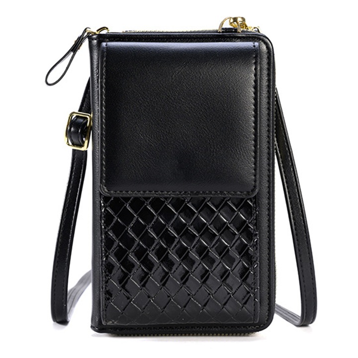 Nagy kapacitasu keresztpantos taska, szurke