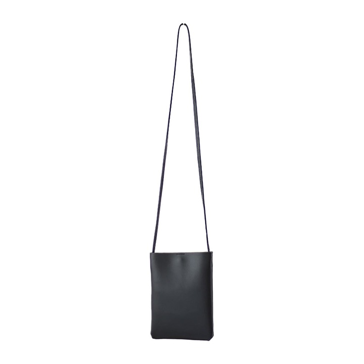 Crossbody női táska QttvbTna, ökológiai bőr, fekete