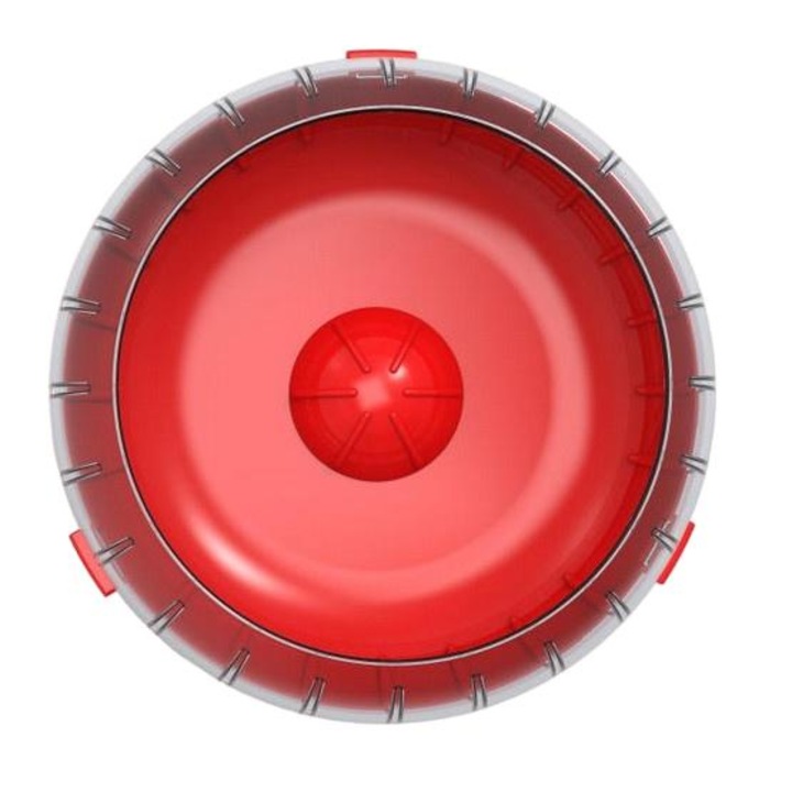 Rágcsáló kerék, Zolux, Műanyag, 140 x 85 x 140 mm, Piros