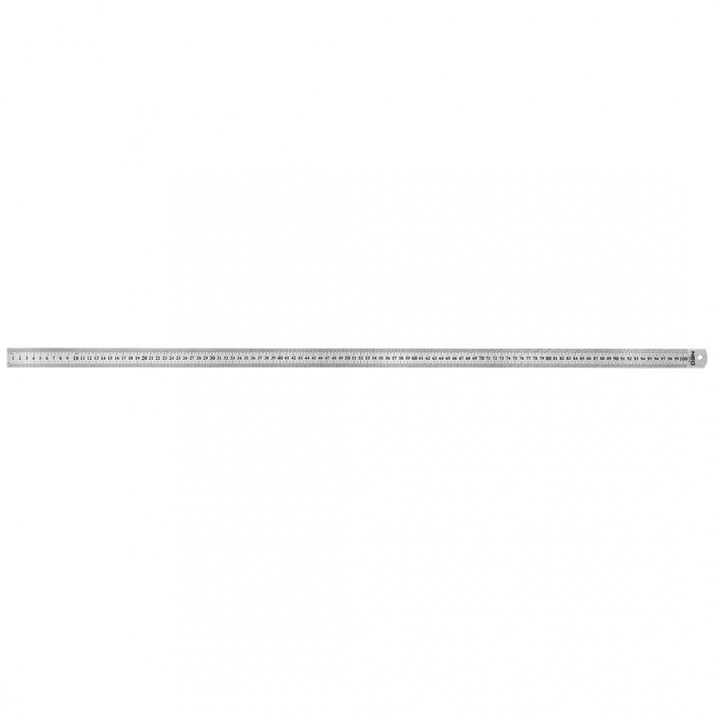 Rigla liniara, Neo, Inox, 4 x 100 cm, 240 g, Gri