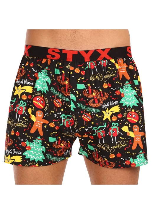 Pantaloni scurți multicolori Styx, Multicolor