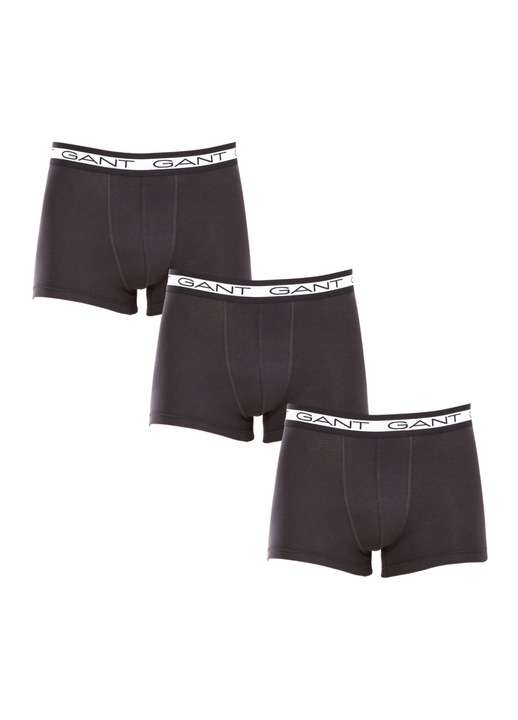 SET 3 barbati, Gant, Bumbac, Negru, Negru